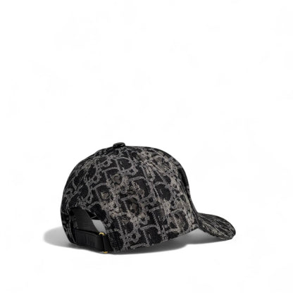 🧢 Dior Oblique Monogram Cap – Black Luxe 🖤👑