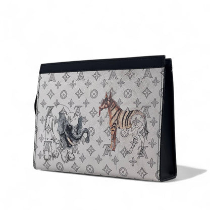 Louis Vuitton Safari Animal Monogram Clutch 🦒🦏✨