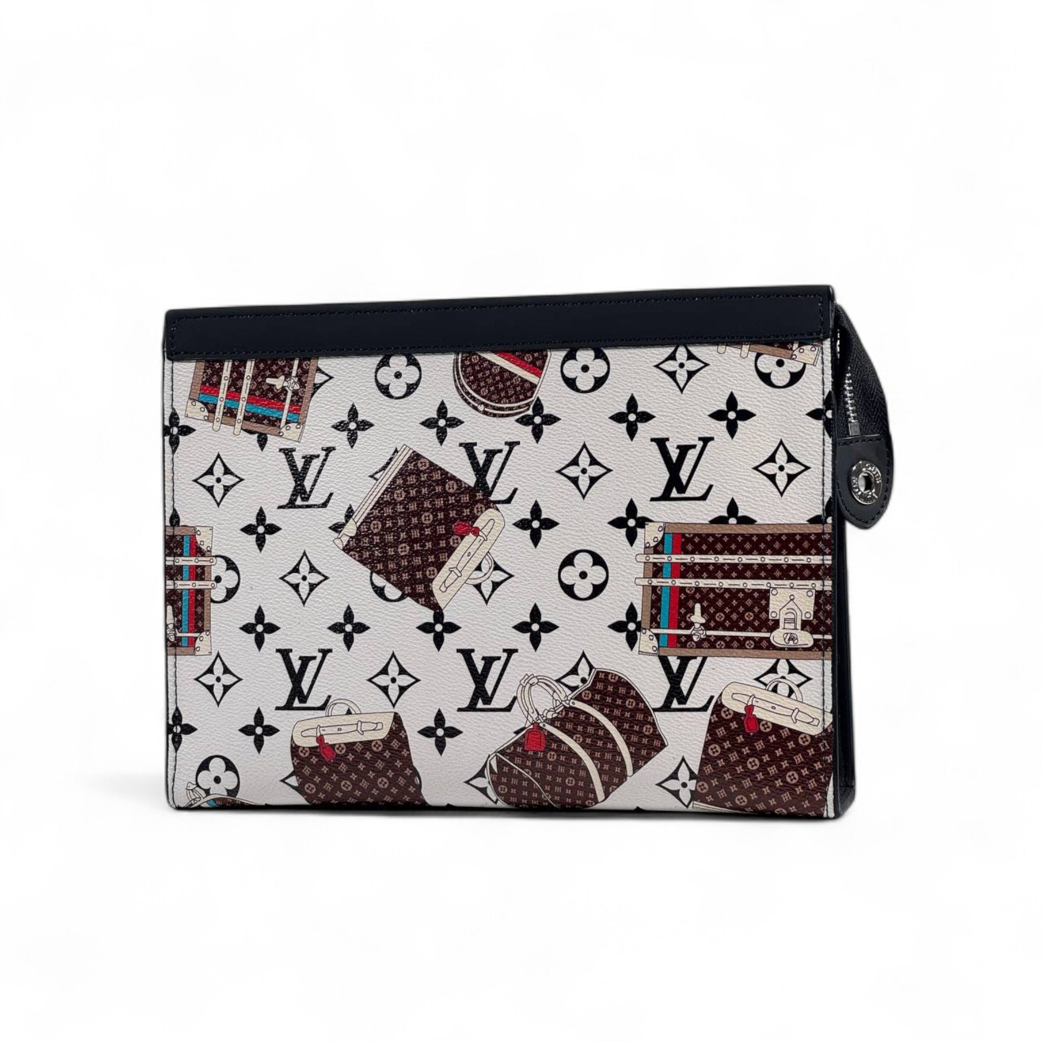 Louis Vuitton Monogram Travel Illustration Clutch ✈️👜