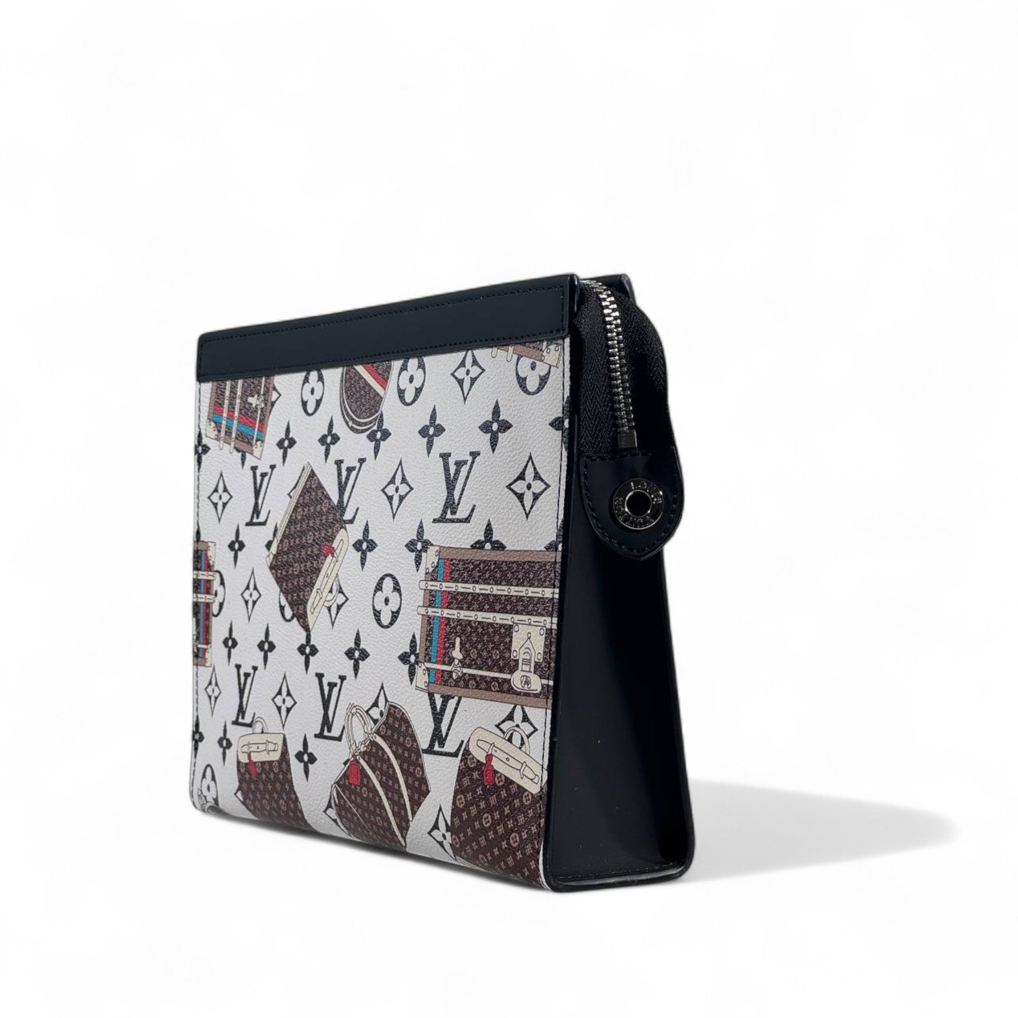 Louis Vuitton Monogram Travel Illustration Clutch ✈️👜