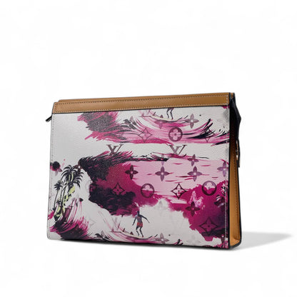 Louis Vuitton Pink Waves Monogram Clutch 🌊💖