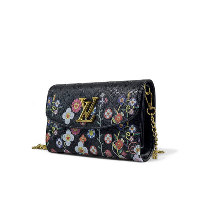 Louis Vuitton Flower Bloom Monogram Wallet on Chain 🌼🌸✨