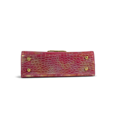 Valentino Garavani Ombre Croc VLogo Bag
