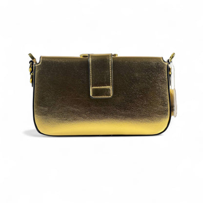 Fendace Gold Metallic Shoulder Bag ✨👜💛 (Fendi x Versace Collaboration)