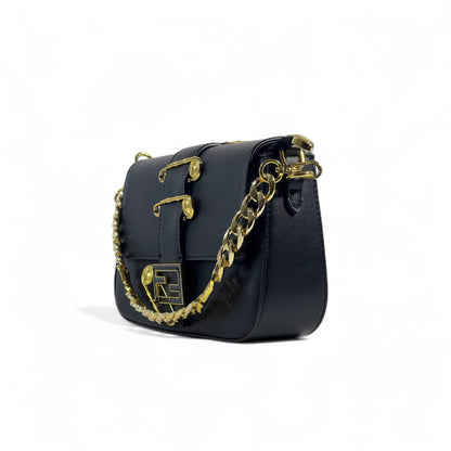 Fendace Black & Gold Baguette 🖤✨ (Fendi x Versace Limited Edition)