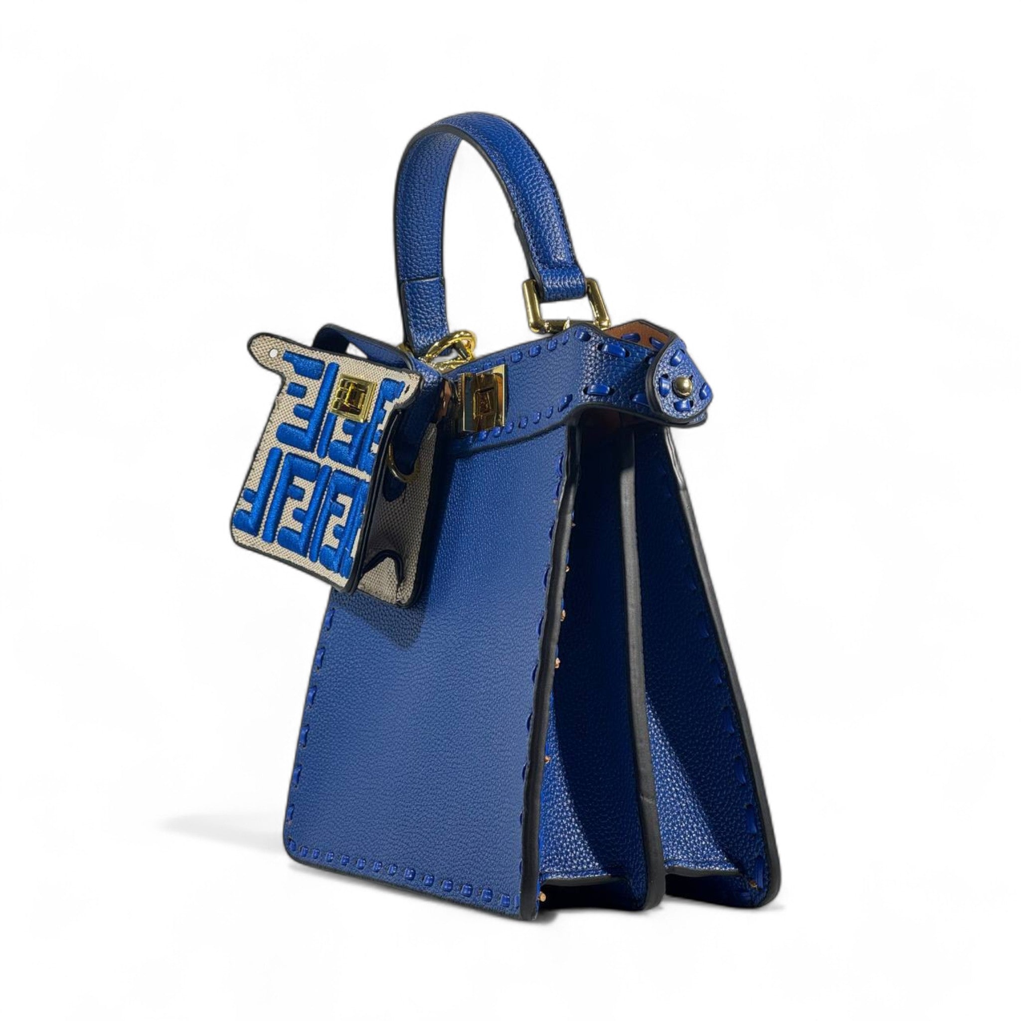 Fendi Peekaboo ISeeU Petite 💙 with Nano Baguette Charm (Royal Blue Edition)
