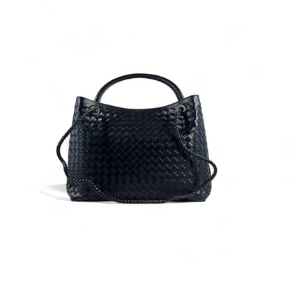 Bottega Veneta Black Intrecciato Tote 🖤 – Timeless Woven Luxury