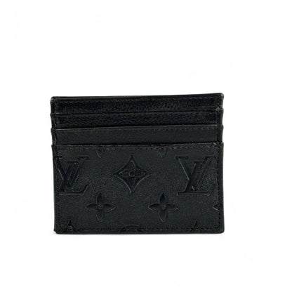 🖤 Louis Vuitton Black Monogram Card Holder – Iconic Luxury in Minimalist Form