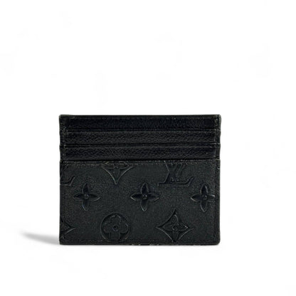 🖤 Louis Vuitton Black Monogram Card Holder – Iconic Luxury in Minimalist Form