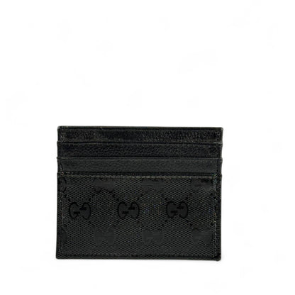 🖤 Gucci Black Monogram Card Holder – Iconic Italian Minimalism