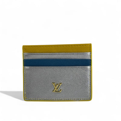 Louis Vuitton Multicolor Leather Card Holder – Bold Elegance, Modern Luxury