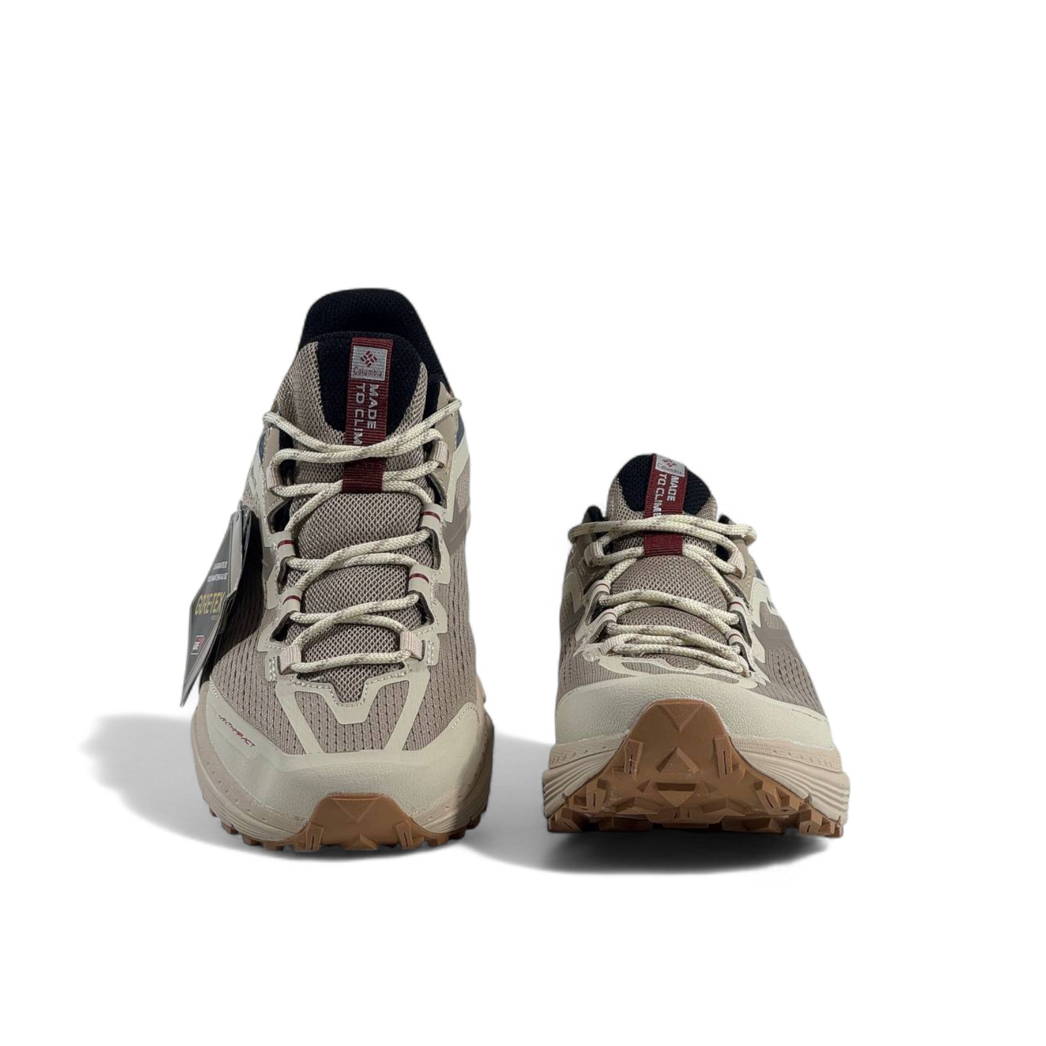 🥾 Columbia GORE-TEX Trail Sneakers – Beige & Multi-Tone