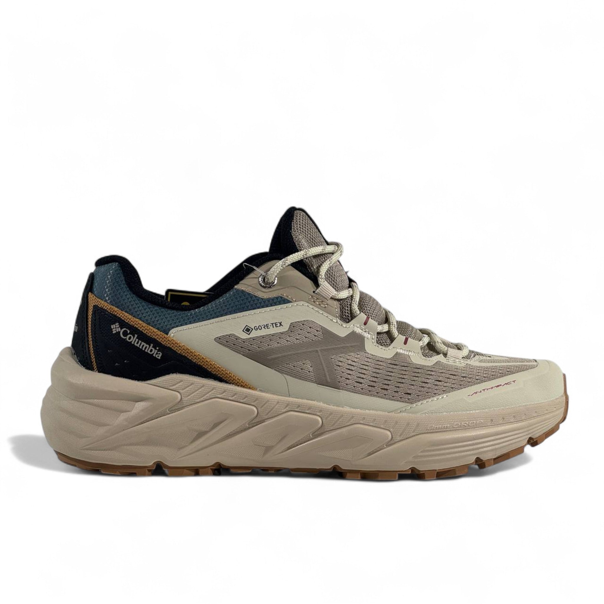 🥾 Columbia GORE-TEX Trail Sneakers – Beige & Multi-Tone