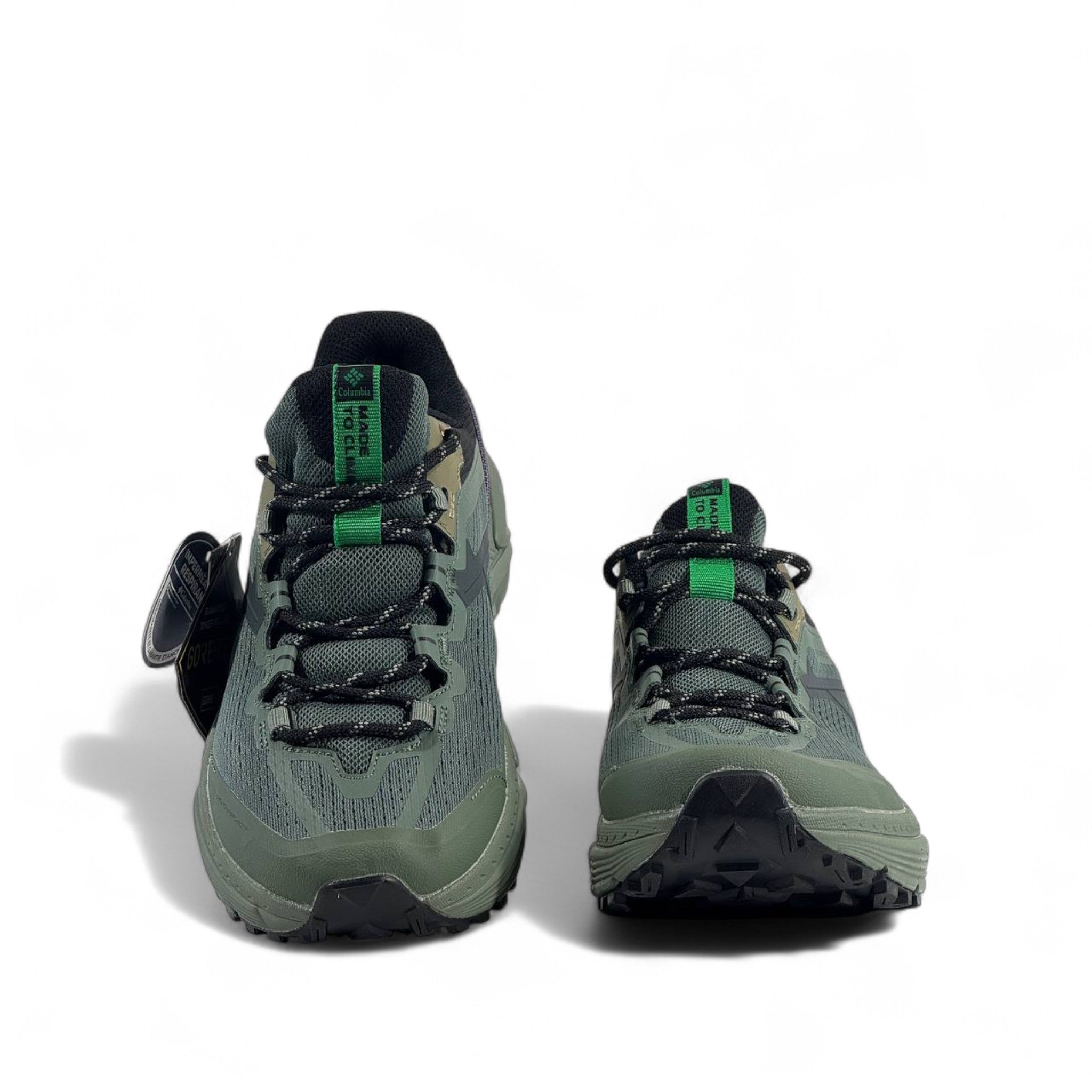 🟢 Columbia GORE-TEX Trail Sneakers – Forest Green