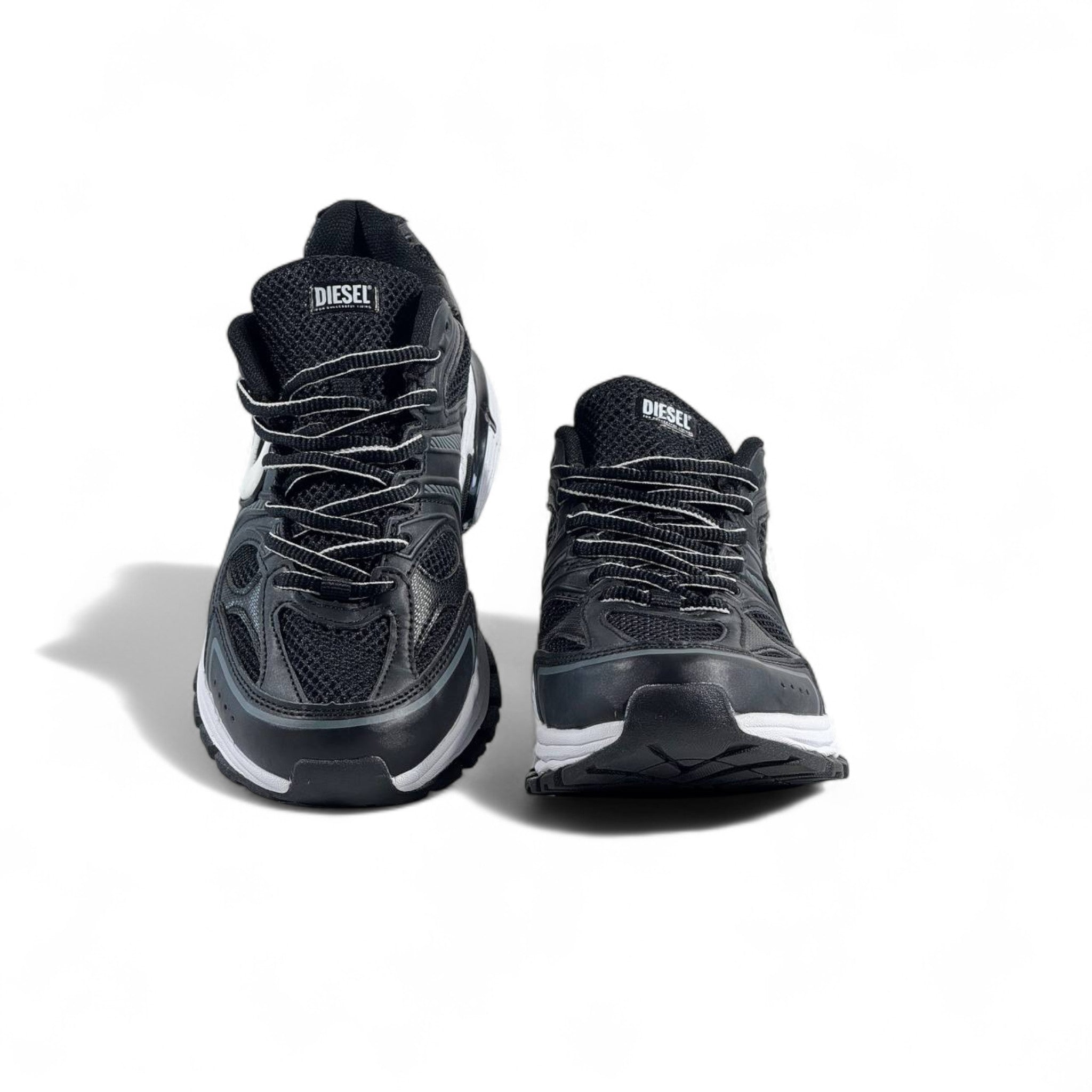 ⚡ Diesel Black Chunky Sneakers – Bold Urban Streetwear