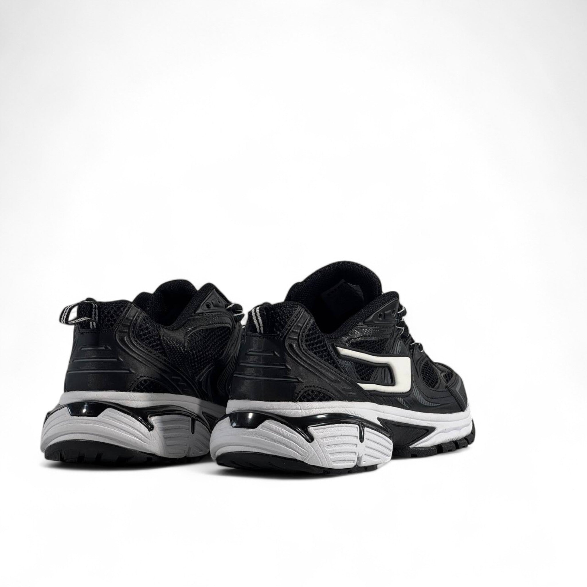 ⚡ Diesel Black Chunky Sneakers – Bold Urban Streetwear