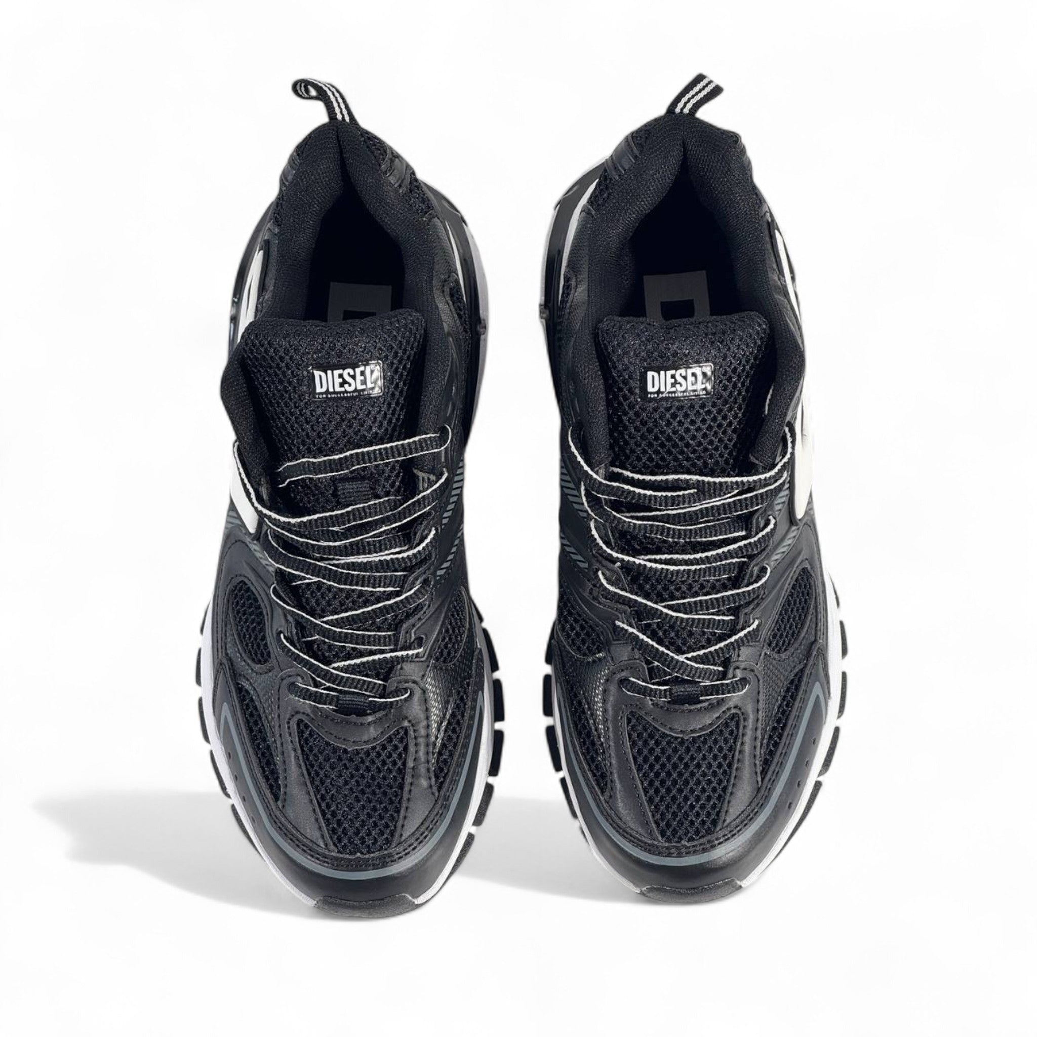 ⚡ Diesel Black Chunky Sneakers – Bold Urban Streetwear