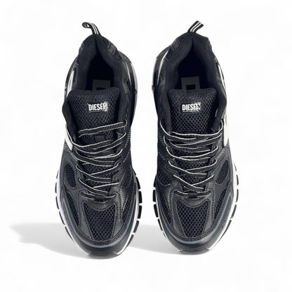 ⚡ Diesel Black Chunky Sneakers – Bold Urban Streetwear