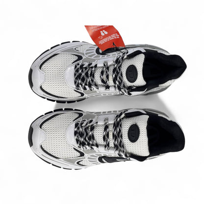 ⚡ Diesel White & Silver Chunky Sneakers – Futuristic Streetwear
