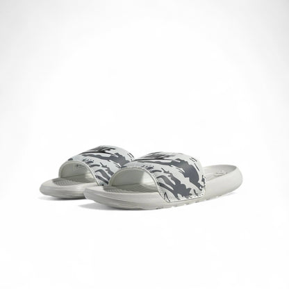 👟 Nike White & Grey Camo Slides – Street Comfort Essential