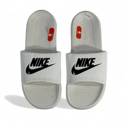 👟 Nike White Slides – Minimalist Comfort with Iconic Style