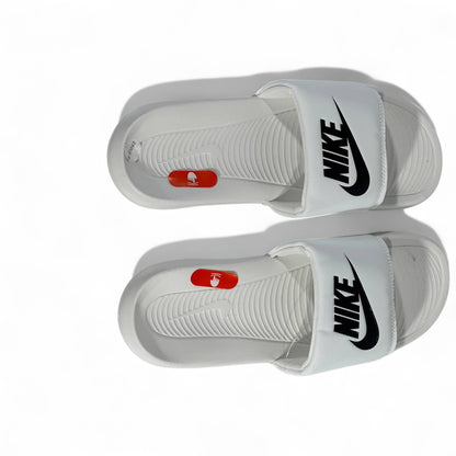 👟 Nike White Slides – Minimalist Comfort with Iconic Style