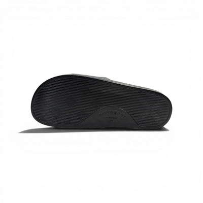 BURBERRY Luxury Black Slide Sandals – Embossed Monogram Comfort & Premium Streetwear 👟✨