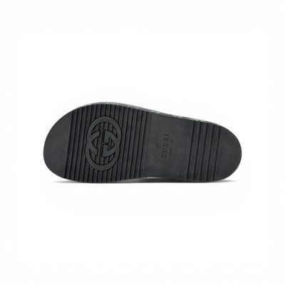 GUCCI Luxury Black Platform Slide Sandals – GG Monogram Statement & Premium Streetwear 👟✨