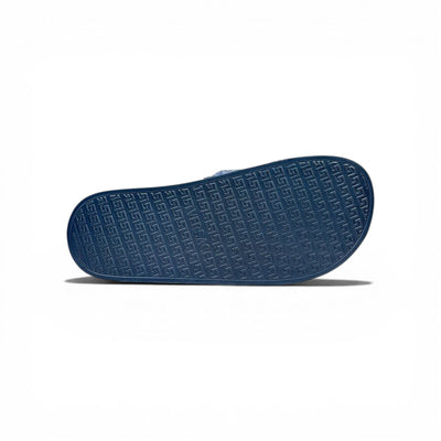 VERSACE Luxury Navy Blue Slide Sandals – Medusa Icon Design & Premium Comfort 👟✨