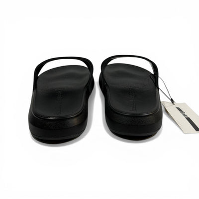 ALEXANDER MCQUEEN Luxury Black Slide Sandals – Bold Logo Statement & Premium Comfort 👟✨