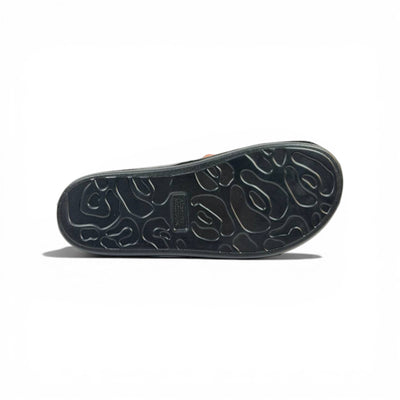 ALEXANDER MCQUEEN Luxury Black & Orange Slide Sandals – Graffiti Logo Statement & Streetwear Edge 👟🔥