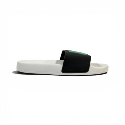 CALVIN KLEIN Luxury Black & White Slide Sandals – CK Logo Design & Everyday Comfort 👟✨