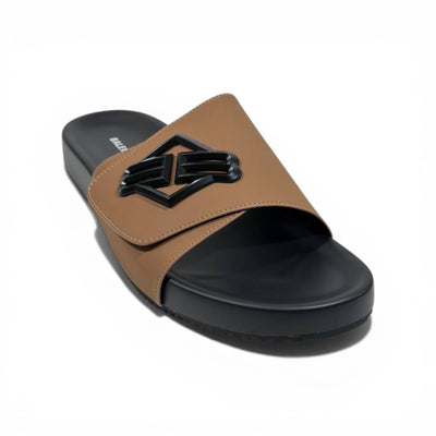 BALENCIAGA Luxury Brown Slide – Statement Logo Design & Premium Minimal Style 👟✨