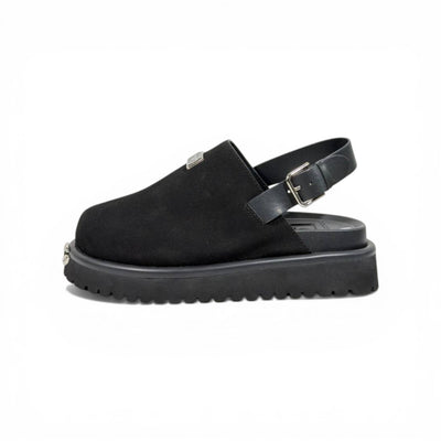 DOLCE & GABBANA Luxury Black Slingback Clogs – DG Logo Statement & Premium Chunky Sole 👟✨