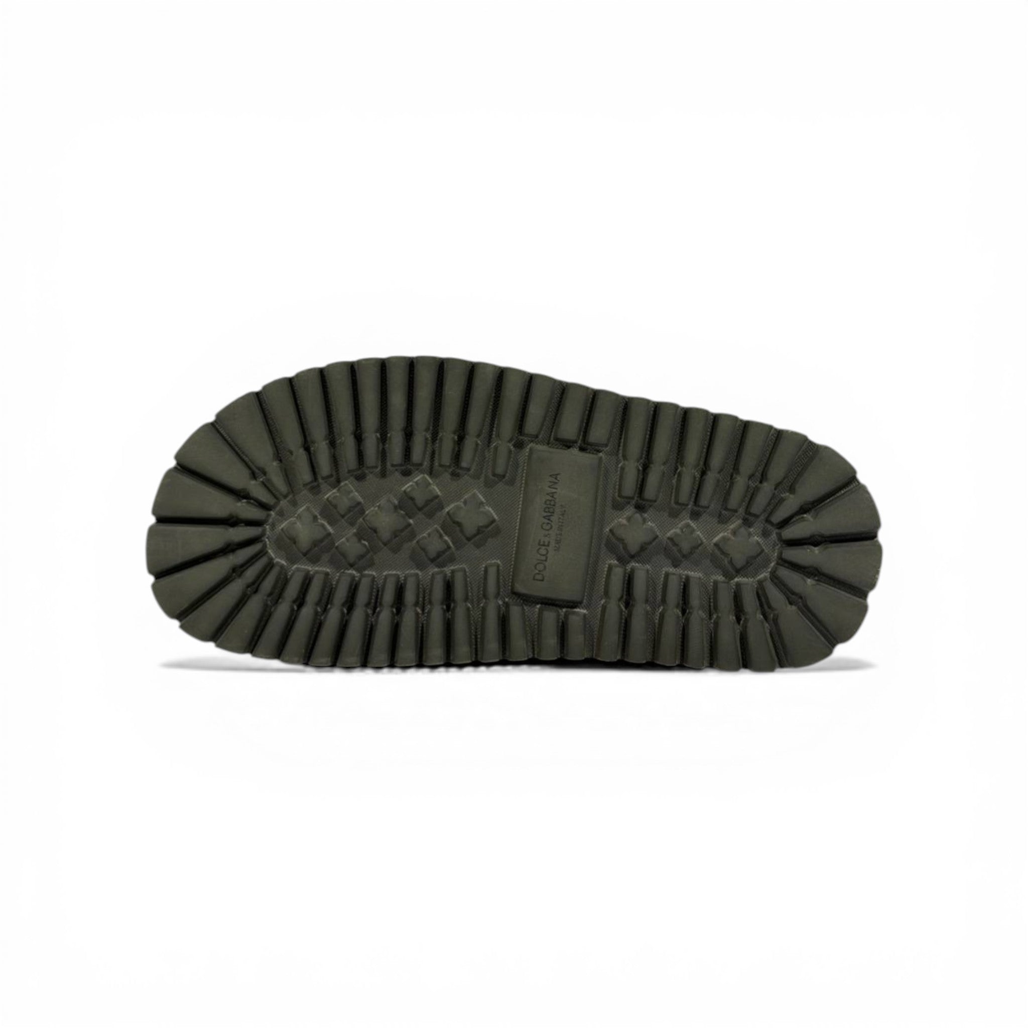 DOLCE & GABBANA Luxury Olive Slingback Clogs – DG Logo Statement & Premium Chunky Sole 👟✨