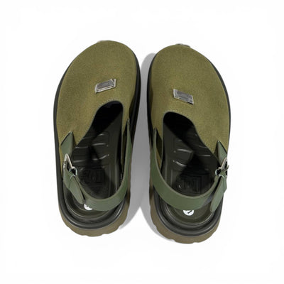 DOLCE & GABBANA Luxury Olive Slingback Clogs – DG Logo Statement & Premium Chunky Sole 👟✨