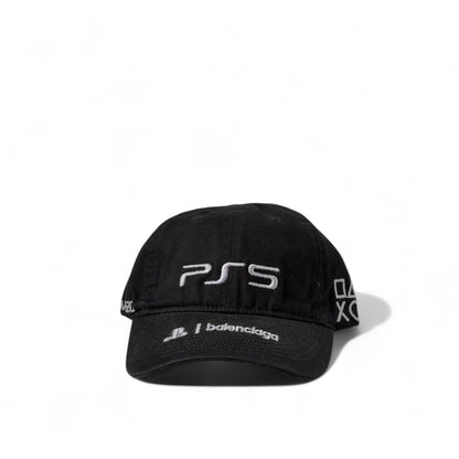 Balenciaga x PlayStation PS5 Cap 🎮🖤 | Limited Edition Gamer Streetwear Hat