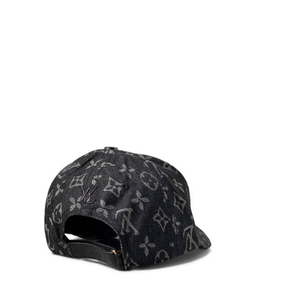 LV Monogram Denim Cap 🖤 | Signature Streetwear Style