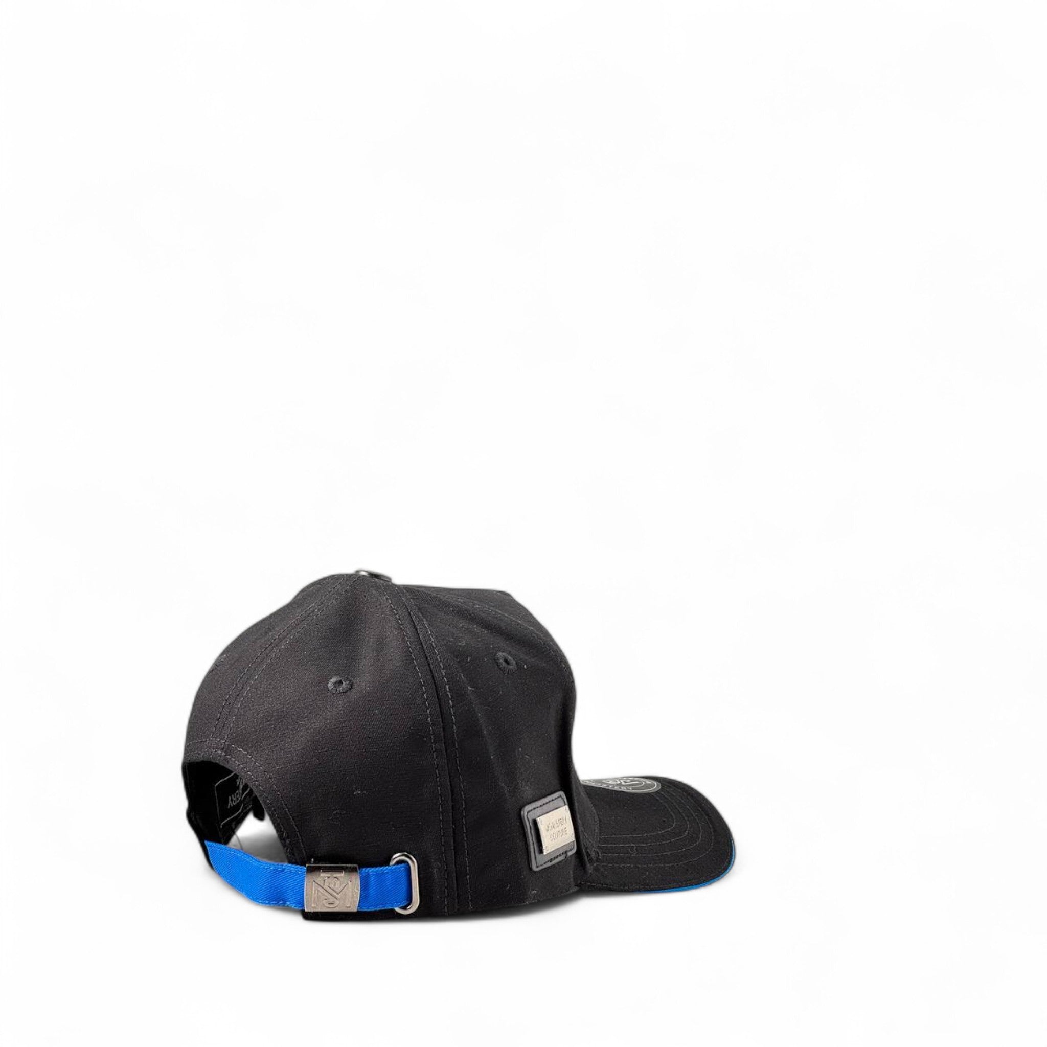 🧢 Monastery Couture Signature Cap – Black & Blue Edition