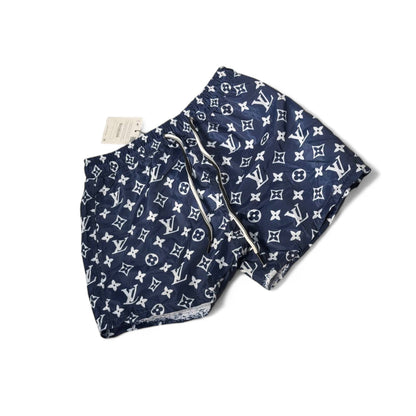 Louis Vuitton Monogram Swim Shorts – Navy Blue Classic 🌊🖤⚓