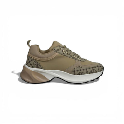 🤍✨ Tory Burch Monogram Chunky Sneakers – Beige Luxury Style ✨🤍