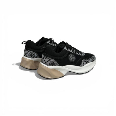 🖤✨ Tory Burch Monogram Chunky Sneakers – Black Luxury Edition ✨🖤