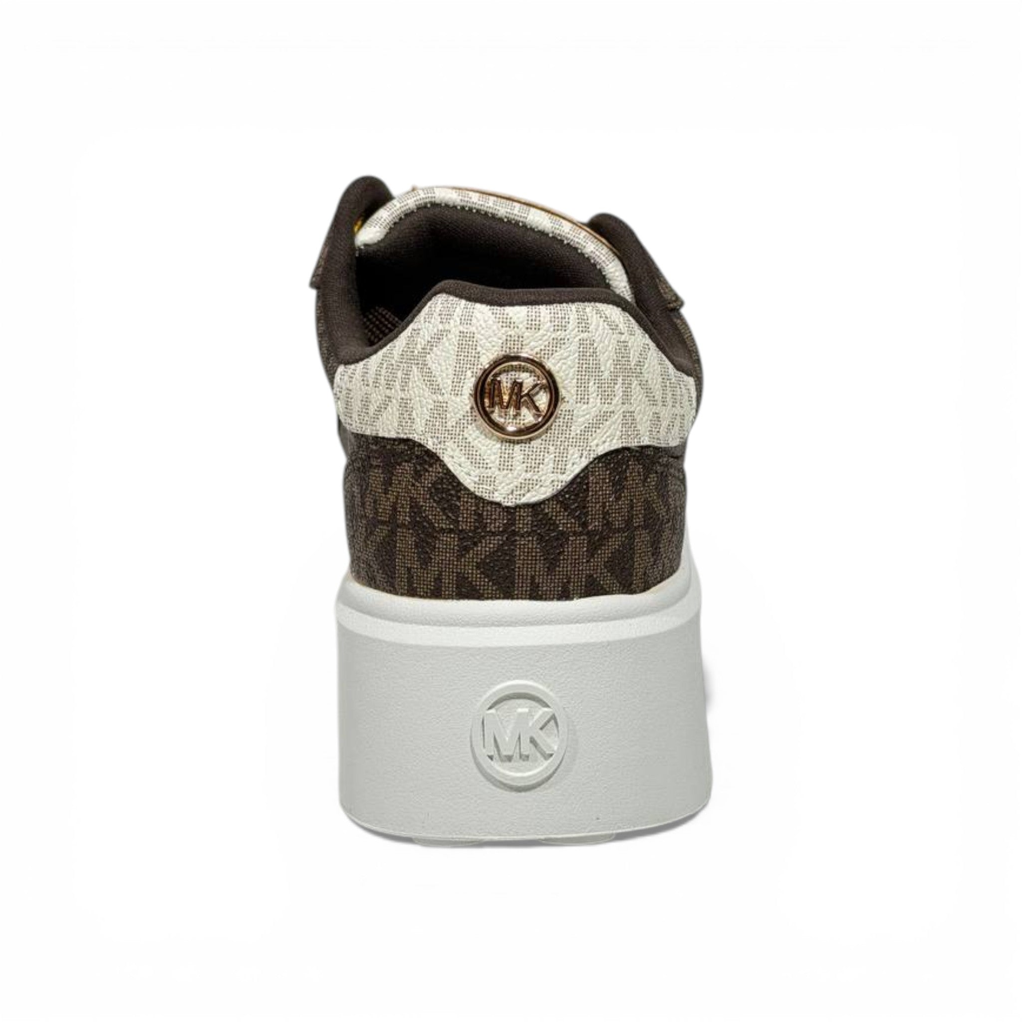 🤎✨ Michael Kors Platform Logo Sneakers – Brown Signature Edition ✨🤎