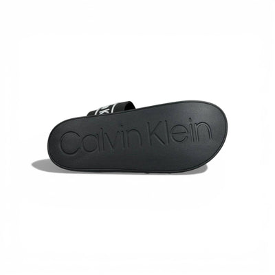 🖤✨ Calvin Klein Logo Slide Slippers – Black Minimal Style ✨🖤