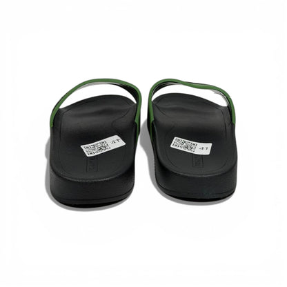 💚✨ Tommy Hilfiger Logo Slide Slippers – Green Sporty Edition ✨💚