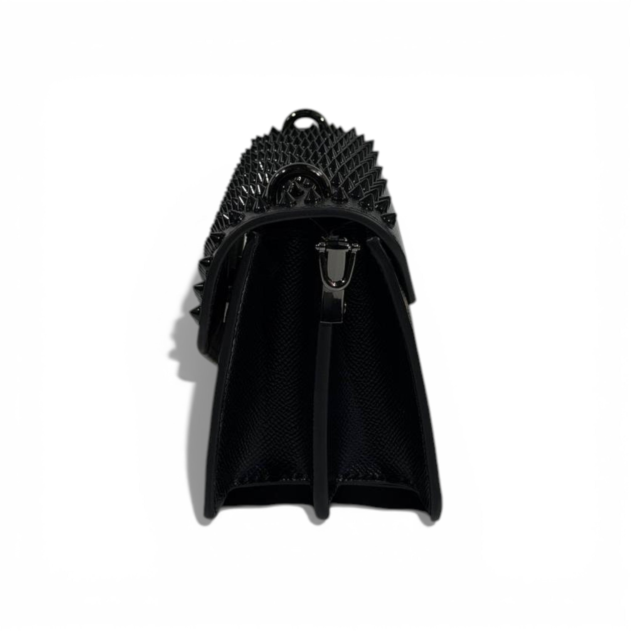 🖤 Christian Louboutin Studded Leopard Clutch Bag