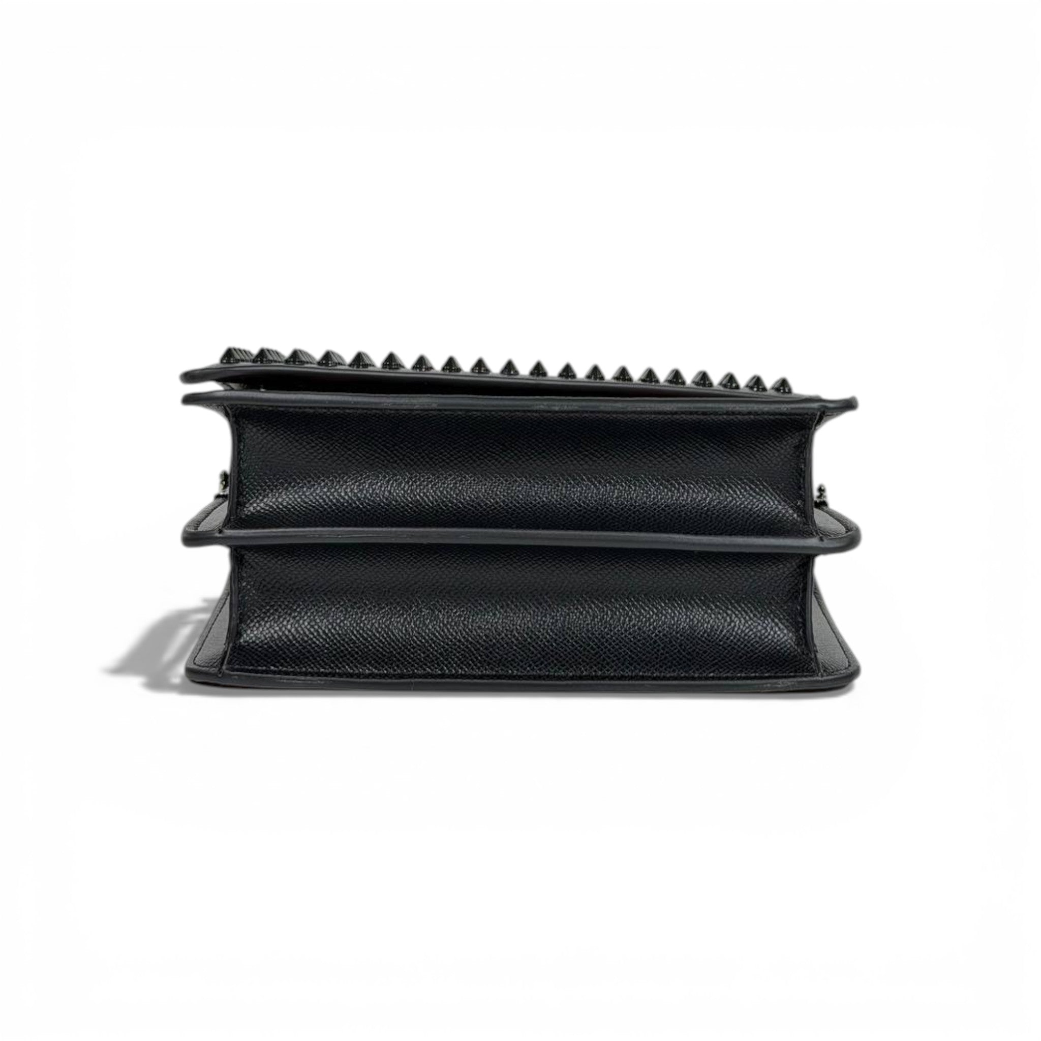 ❤️🖤 Christian Louboutin Studded Red Leopard Clutch