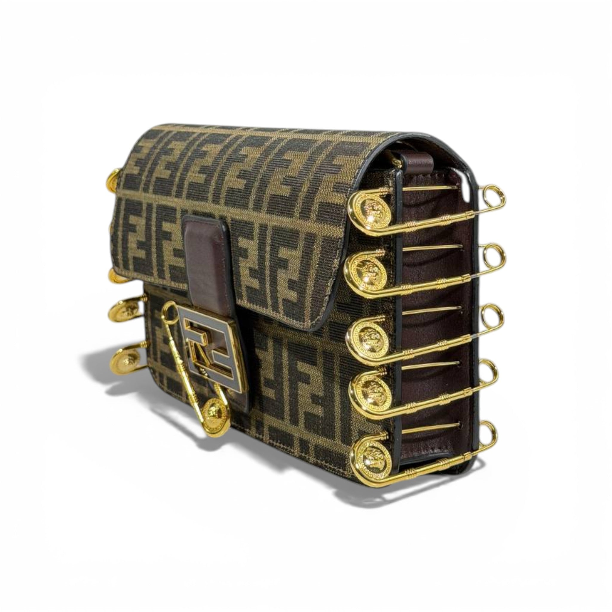 👜✨Fendi FF Monogram Chain Shoulder Bag