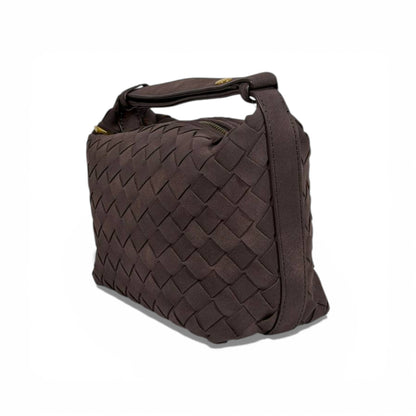 Bottega Veneta Intrecciato Shoulder Bag – Dark Brown 🤎✨