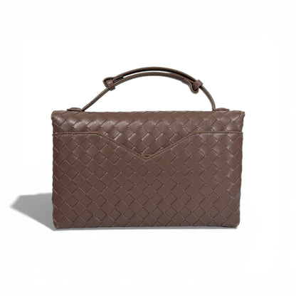 👜 Bottega Veneta Intrecciato Leather Top-Handle Bag – Taupe 🤎